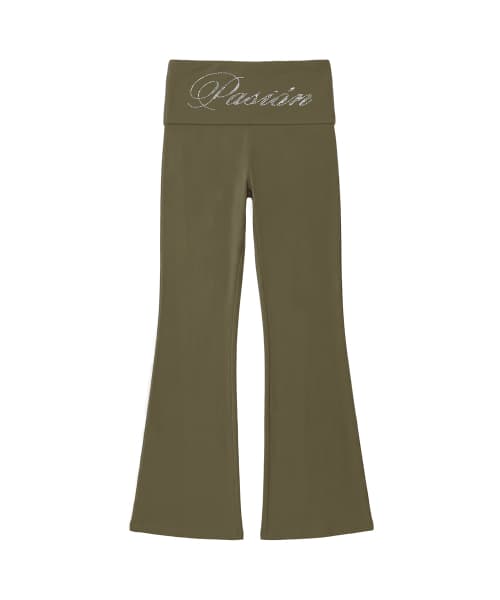Slim Crystal Glam Pants_Pink